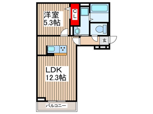 セードル本町の物件間取画像